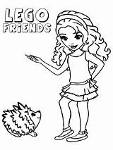 Lego Coloring Girl Pages Friends Forever Girls Hello Kitty Printable Friendship Getcolorings Preschoolers Colorings Getdrawings sketch template