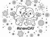 Coloring Pages Kidzone Snow Getcolorings Snowday Bears Care Wonderheart Bear sketch template