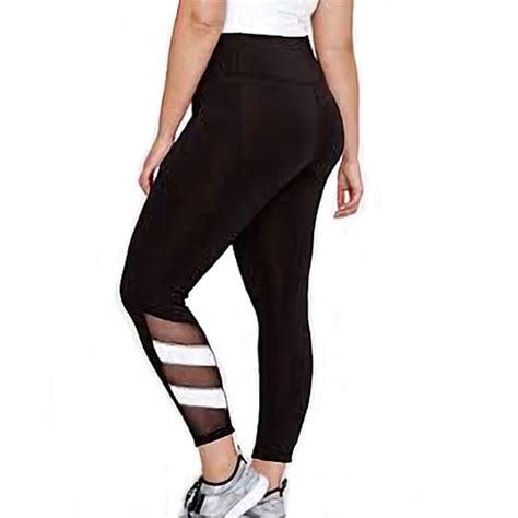 plus size sexy women leggings summer casual mesh elastic high waist trousers fitness stretch