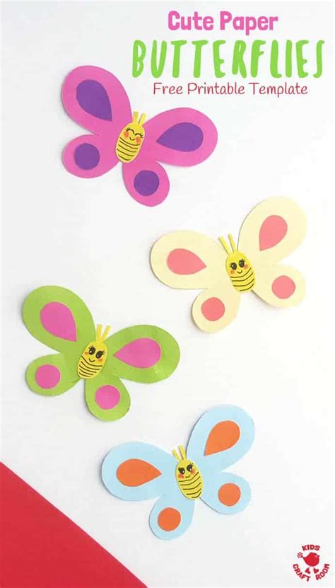 cute paper butterfly craft kids craft room