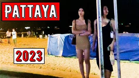 Pattaya Beach Road Night Life Thailand Freelancers Today 2023 Youtube