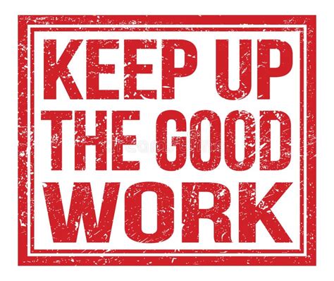 good work text  red grungy stamp sign stock illustration