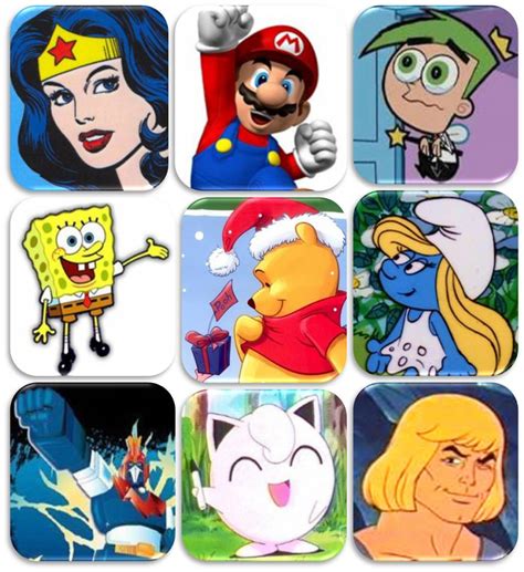 cartoon characters