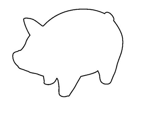 pig cutting board template