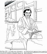 Rosa Parks Coloring Pages Women Harriet Tubman History Famous Month Color Kids Printable Print Book Seuss Dr Fabulous Great Luther sketch template