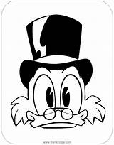 Scrooge Ducktales Mcduck sketch template
