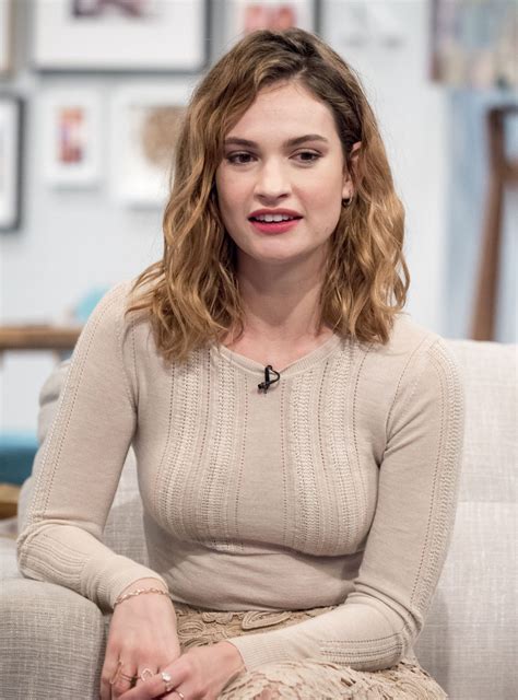 lily james at lorraine tv show in london 02 01 2016