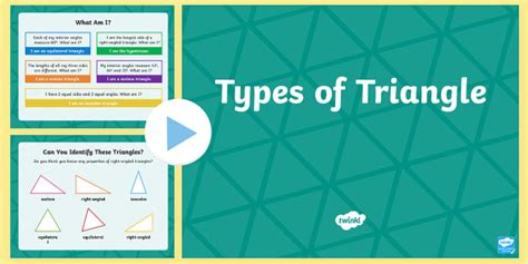 Types Of Triangle Powerpoint Ks2 Maths Triangles