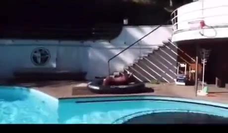 dumpert trampoline  het zwembad
