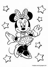 Minnie Mouse Coloring Pages Sheets Print Colorear Para Girls Disney Color Minie Mini Colouring Minni Little Mickey Printable Dibujos Drawing sketch template