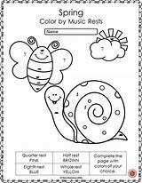 Music Spring Colouring Sheets Worksheets Activities Color Pages Coloring Theory Piano Teacherspayteachers Symbols Dynamics Notes Pitch Grade Games Symbol sketch template