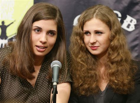 pussy riot girls no more punk group cuts ties with maria alyokhina and