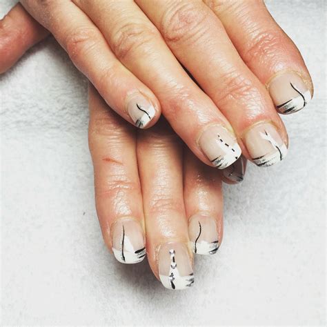 french blanche nail art nails beauty finger nails ongles nail arts