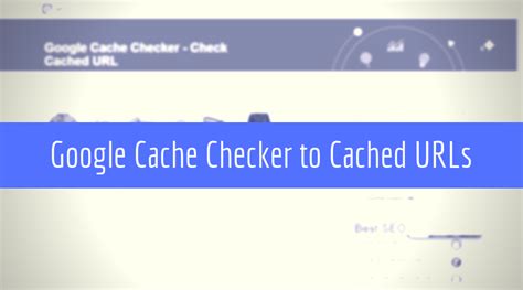 google cache checker search engine optimization seo google search