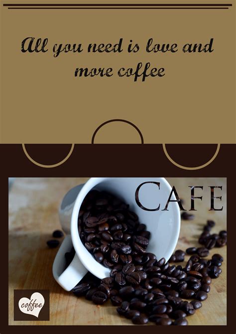 design cafe coffee poster coffee cafe food photography food