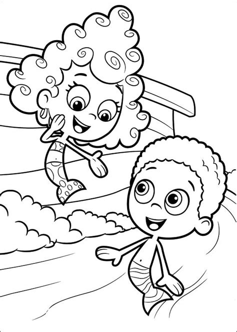 bubble guppies coloring pages coloring pages