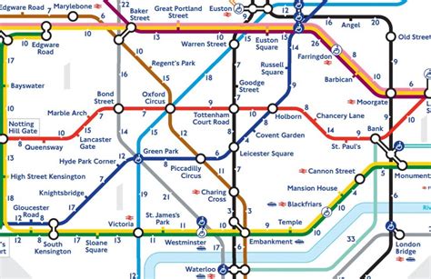 londons  official tube map showing  long  takes  walk  stops metro news