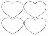 Printable Hearts Heart Medium Shapes Small Templates Stencils Cut Valentine Template Outlines Tiny Landscape Valentines Print Different Pages Whatmommydoes Wide sketch template