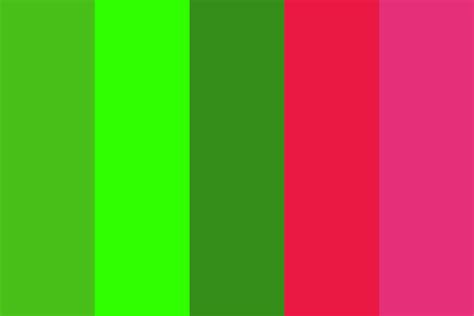 pink green color palette