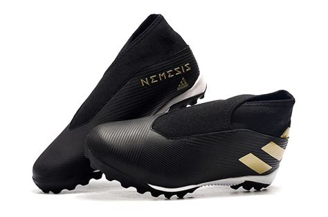 adidas nemeziz  laceless tf black football boots  sale