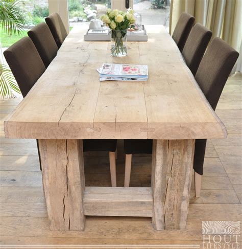 pin  hout lifestyle romy peters  meubelen hout lifestyle diy dining table antique