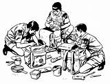 Scout Clipart Cub Graphics Camping Scouting Packing Council Skills Activities Life Leader Gif Library sketch template