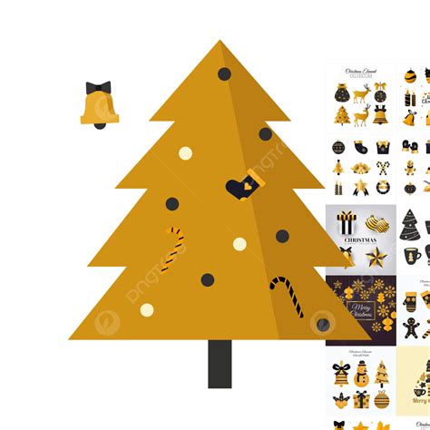 Ouro Da árvore De Natal Decoração Png Natal Decoração árvore De