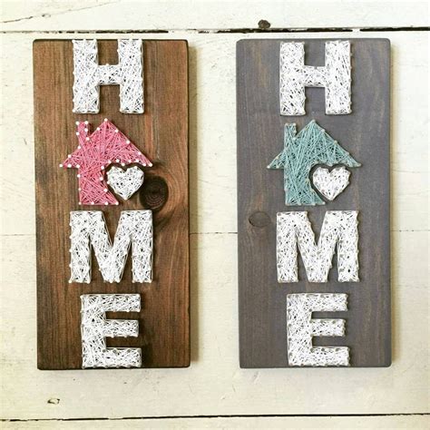 small home string art home    heart  home decor etsy