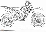 Kawasaki Motocross Inspirant Coloriage sketch template
