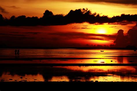 무료 이미지 바다 자연 대양 수평선 구름 해돋이 일몰 햇빛 새벽 분위기 여름 황혼 저녁 반사 빨간