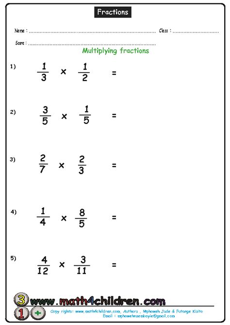 cross multiply fractions worksheet