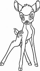 Bambi Staring Wecoloringpage sketch template
