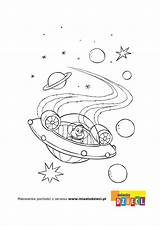 Kos Mos Coloring Designlooter Kosmos Dla Dzieci Kolorowanki Pages sketch template