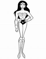 Wonder Coloring Woman Pages Superhero Dc Justice League Kids Print Wonderwoman Comics Super Superheroes Heroes Girls Animated Style Color Printable sketch template
