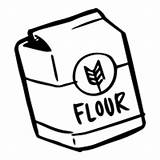Flour sketch template