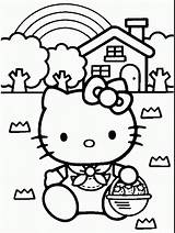Kitty Hello Coloring Pages Printable Kids Cute Print Printables Fun Paper Colorir Para Bestcoloringpagesforkids Coloriage sketch template
