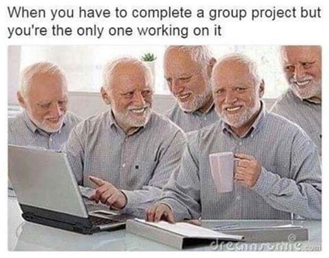 When You Re The Only One Working On A Group Project Hide The Pain