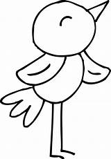Bird Cute Drawing Easy Clipartmag sketch template