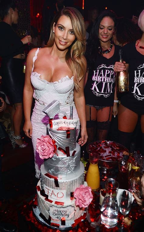 kim kardashian from kim kardashian s las vegas birthday party e news uk