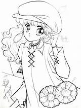 Coloring Pages Cute Anime Vintage Chibi Books sketch template