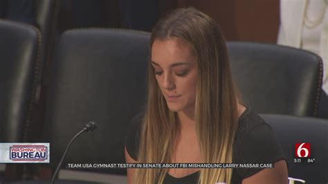 Team Usa Gymnasts Testify In Senate Say Fbi Ignored Nassar Abuse Reports
