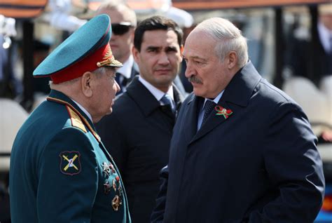 footage  belarus president lukashenko emerge  days  absences