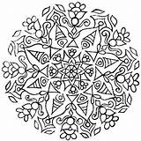 Mandala Mandalas Pookalam Onam sketch template