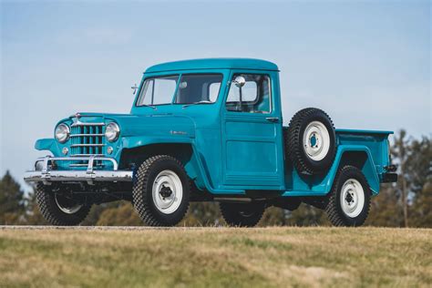 completely restored  willys  pickup truck