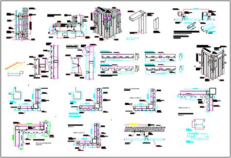 coating technique detail information  structure dwg file cadbull