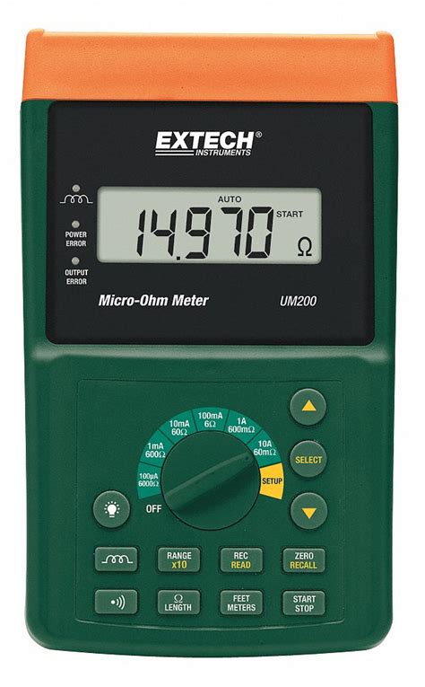extech millimicro ohm meters grainger industrial supply