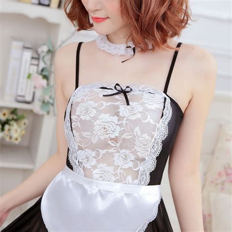 hot women s sexy french maid uniform fancy dress costume hen party
