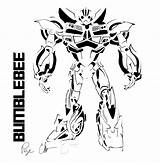 Transformer Bumblebee Transformers Coloring Clipart Clip Bumble Bee Sheets Colouring Library sketch template