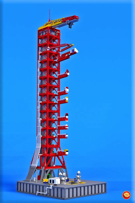 lego saturn  launch umbilical tower instructions   lego