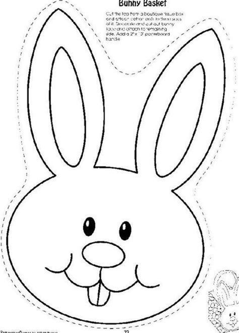 bunny head  ears coloring page google search easter art easter